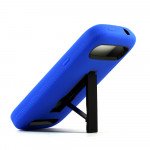 Wholesale ZTE Warp Sync N9515 Armor Hybrid Stand Case (Blue Black)